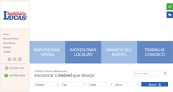 Desktop Screenshot of imobiliarialucas.com.br